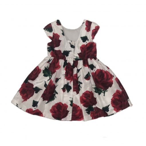 VESTIDO FESTA ROSAS BR/VERM GYMBOREE TAM 3 - Image 2