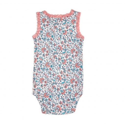 BODY REGATA FLORAL BRANCO CARTERS TAM 9 M - Image 2