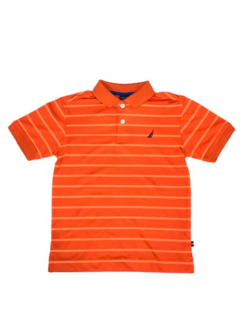 POLO LISTR DRYFIT LARANJA NAUTICA TAM 5/6