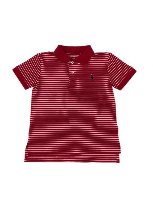 POLO LISTR BR VERM/BR RALPH LAUREN TAM 3