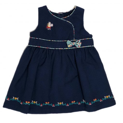 VESTIDO UNICORNIO AZUL MARINHO SERGENT MAJOR TAM 9 M