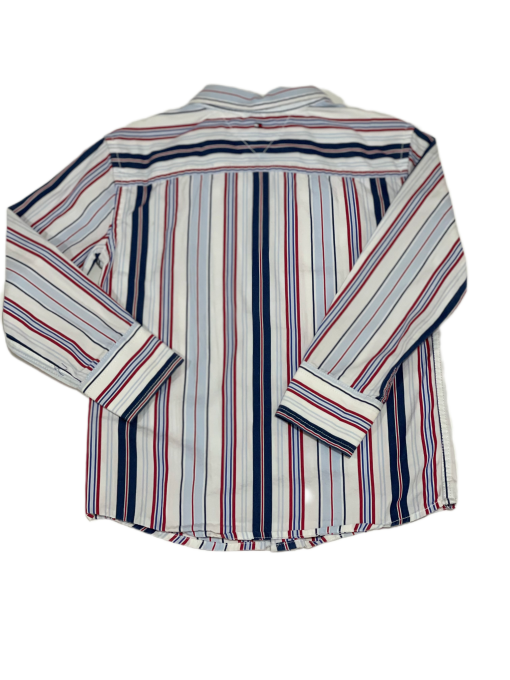 CAMISA BOTAO ML LISTR VERM BR/MAR TOMMY HILFIGER TAM 4 - Image 2