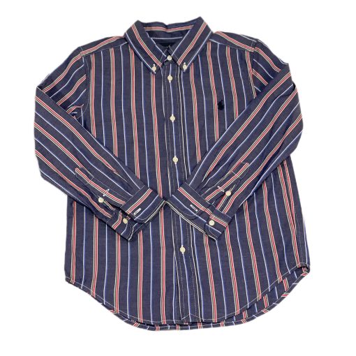 CAMISA  AZ/VM LISTRADO RALPH LAUREN TAM 7